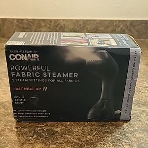 Conair ExtremeSteam Fabric Steamer Iron  2 Settings w/ Bonus Bristle Brush